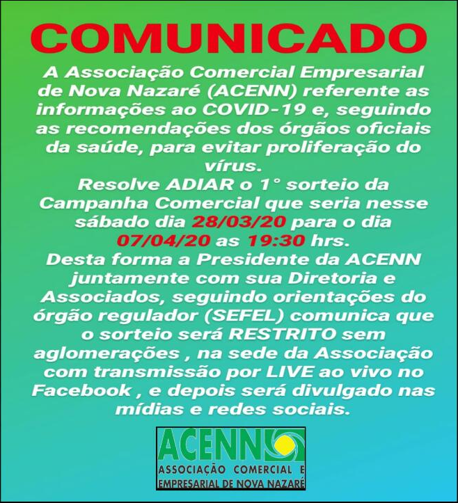 COMUNICADO