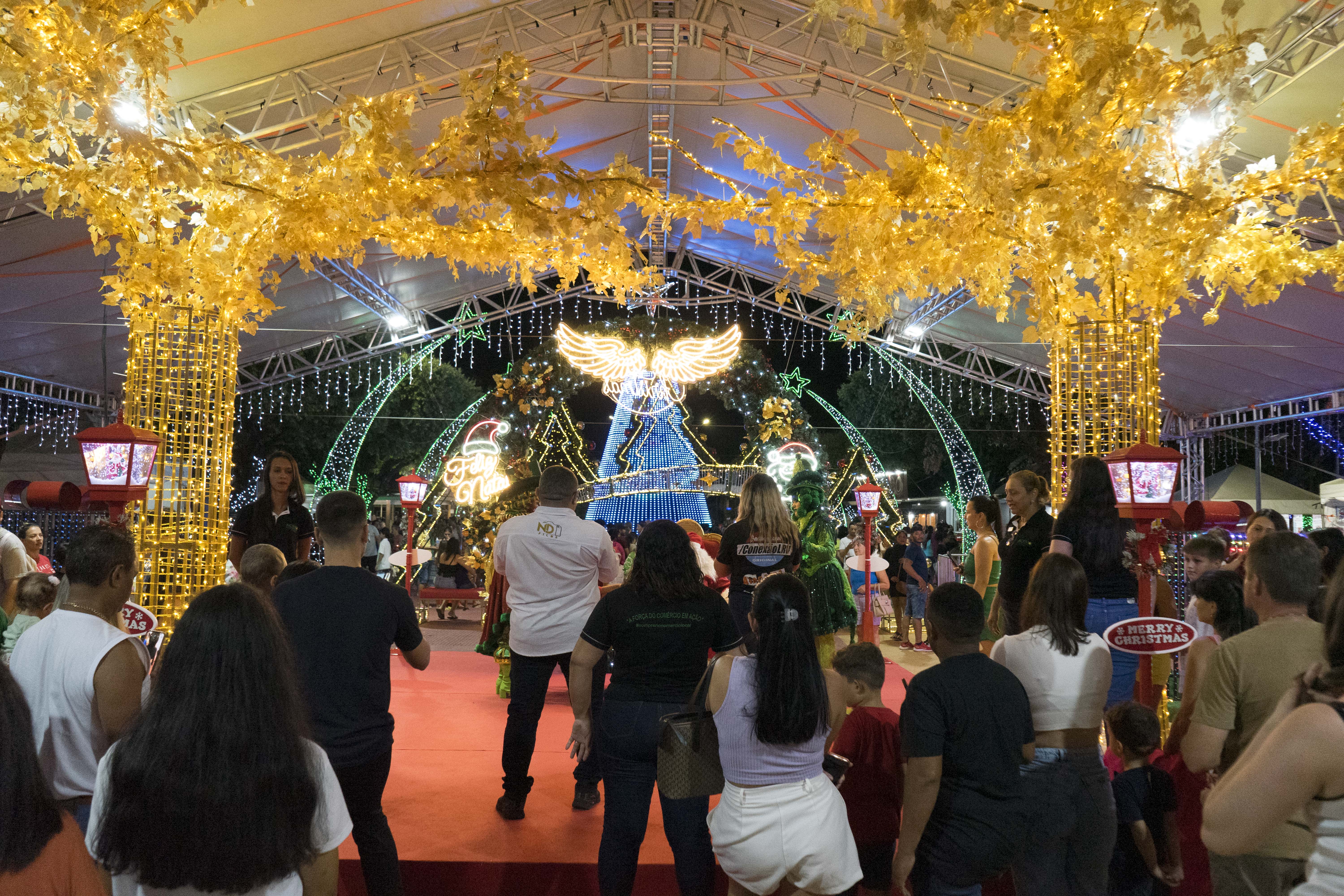Natal Luz 2023 e Chegada do Papai Noel