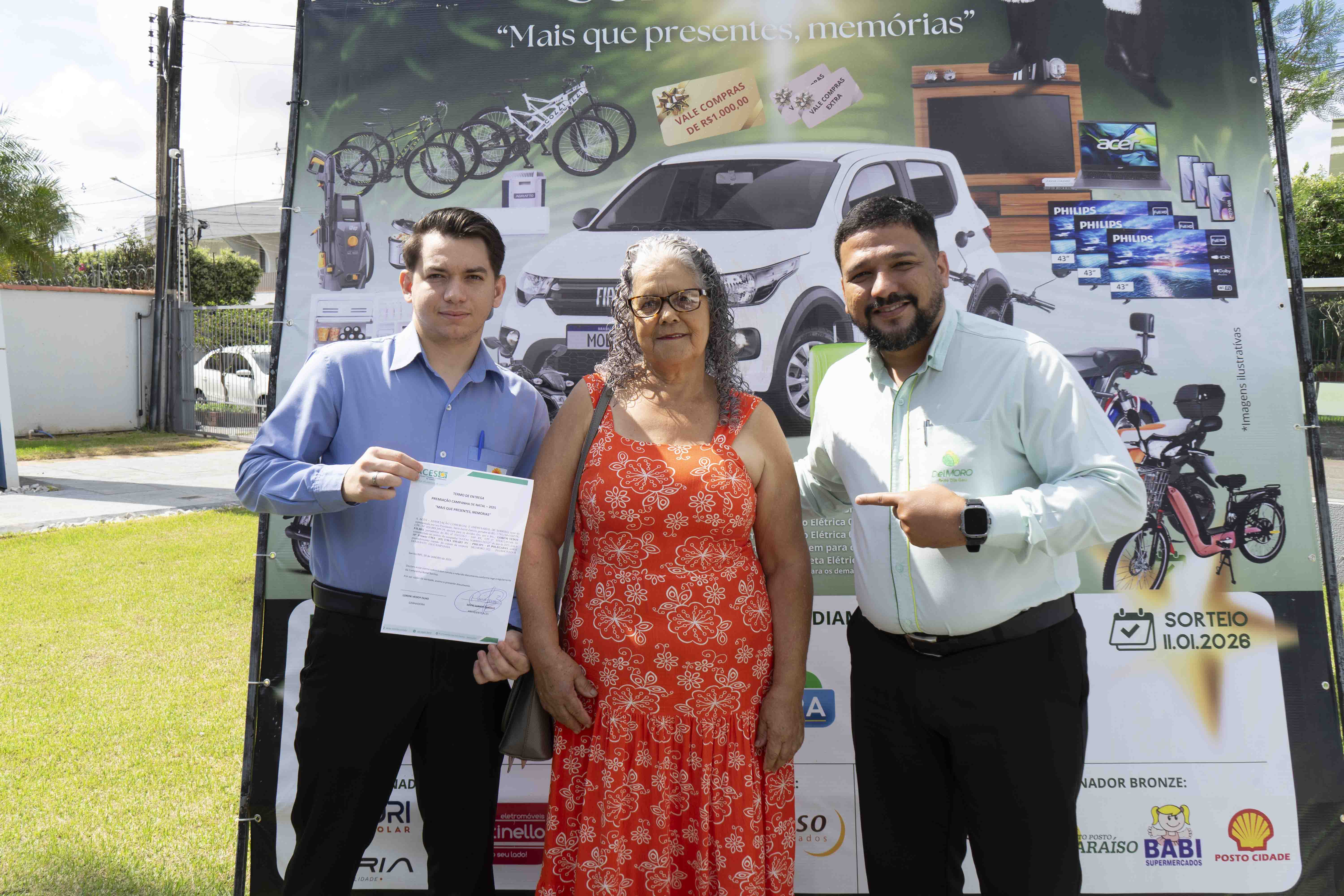 ACES realiza entrega dos prêmios da Campanha Natal Sorriso Feliz 2025 no dia 20 de janeiro