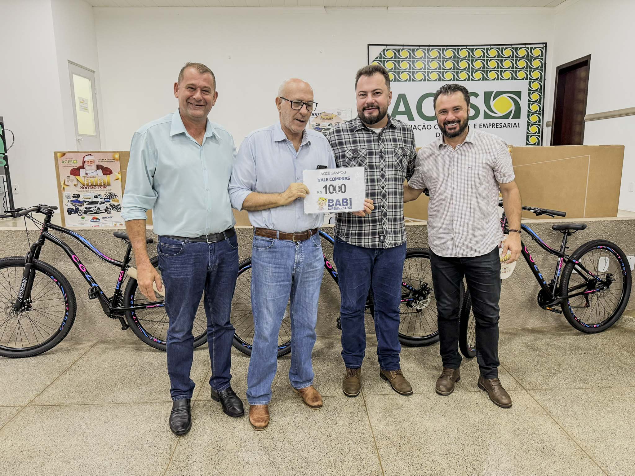 Entrega dos prêmios da Campanha Natal Sorriso Feliz 2024 