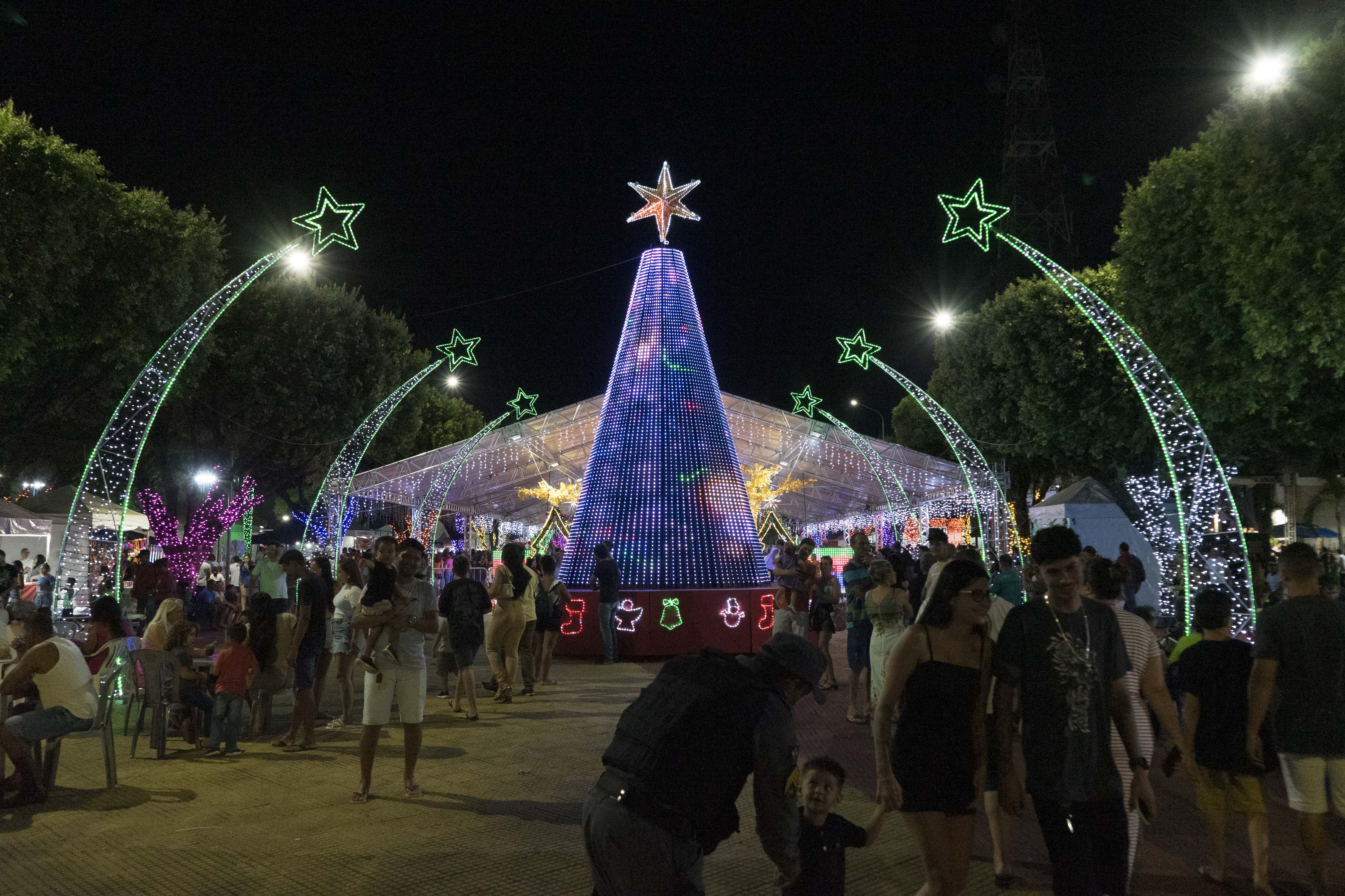 Natal Luz 2023 e Chegada do Papai Noel